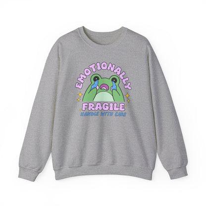 Emotionally Fragile Printed Sweatshirt