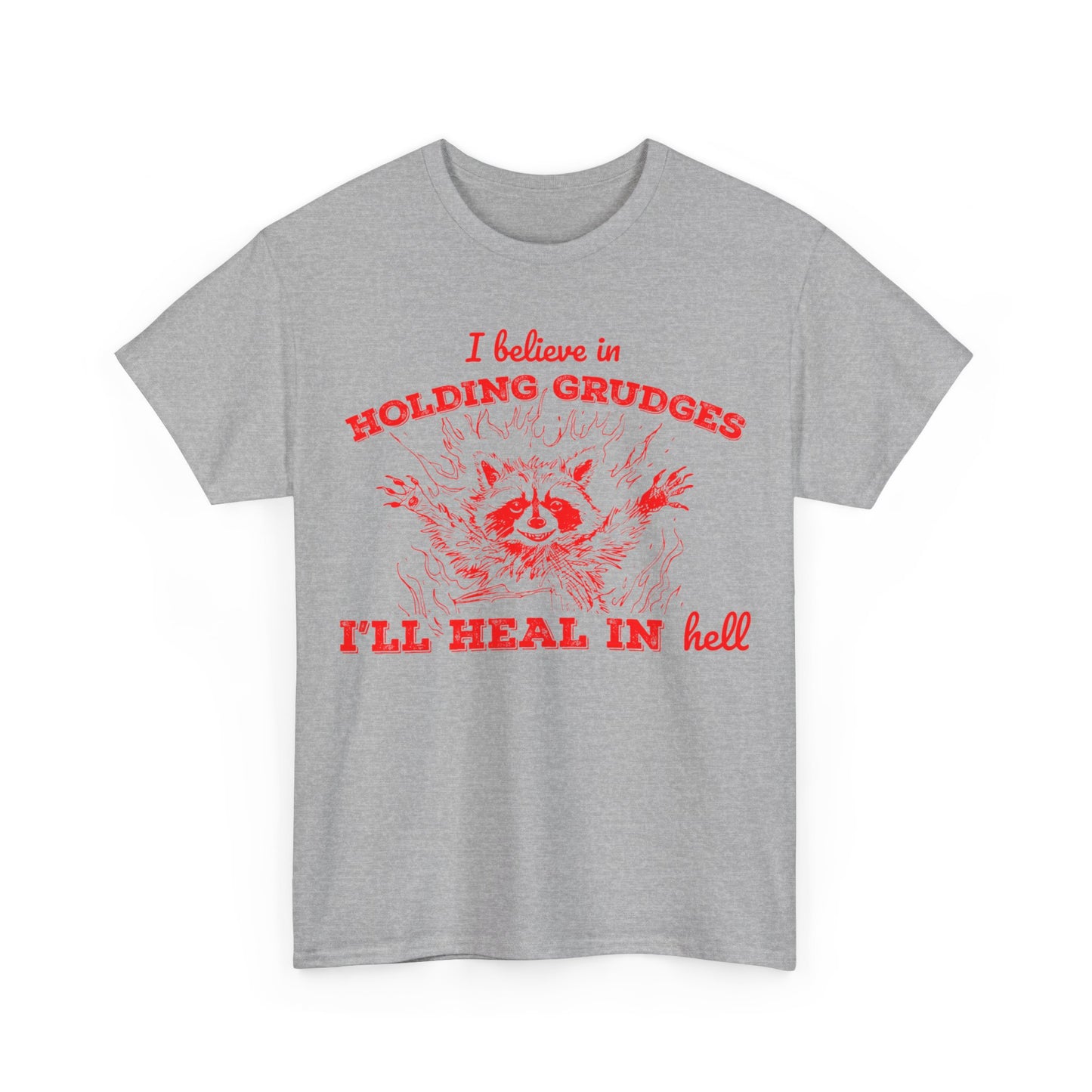 I Believe In Holding Grudges printed tee