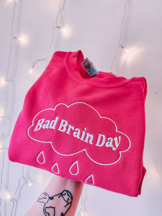 Bad Brain Day crewneck sweatshirt