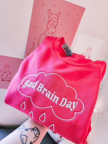 Bad Brain Day crewneck sweatshirt