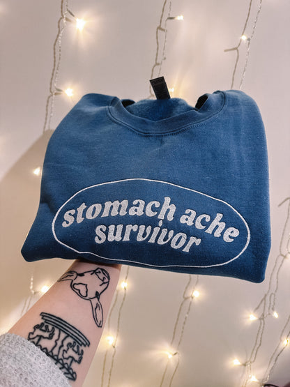 Premium Stomach Ache Survivor Crewneck Sweatshirt