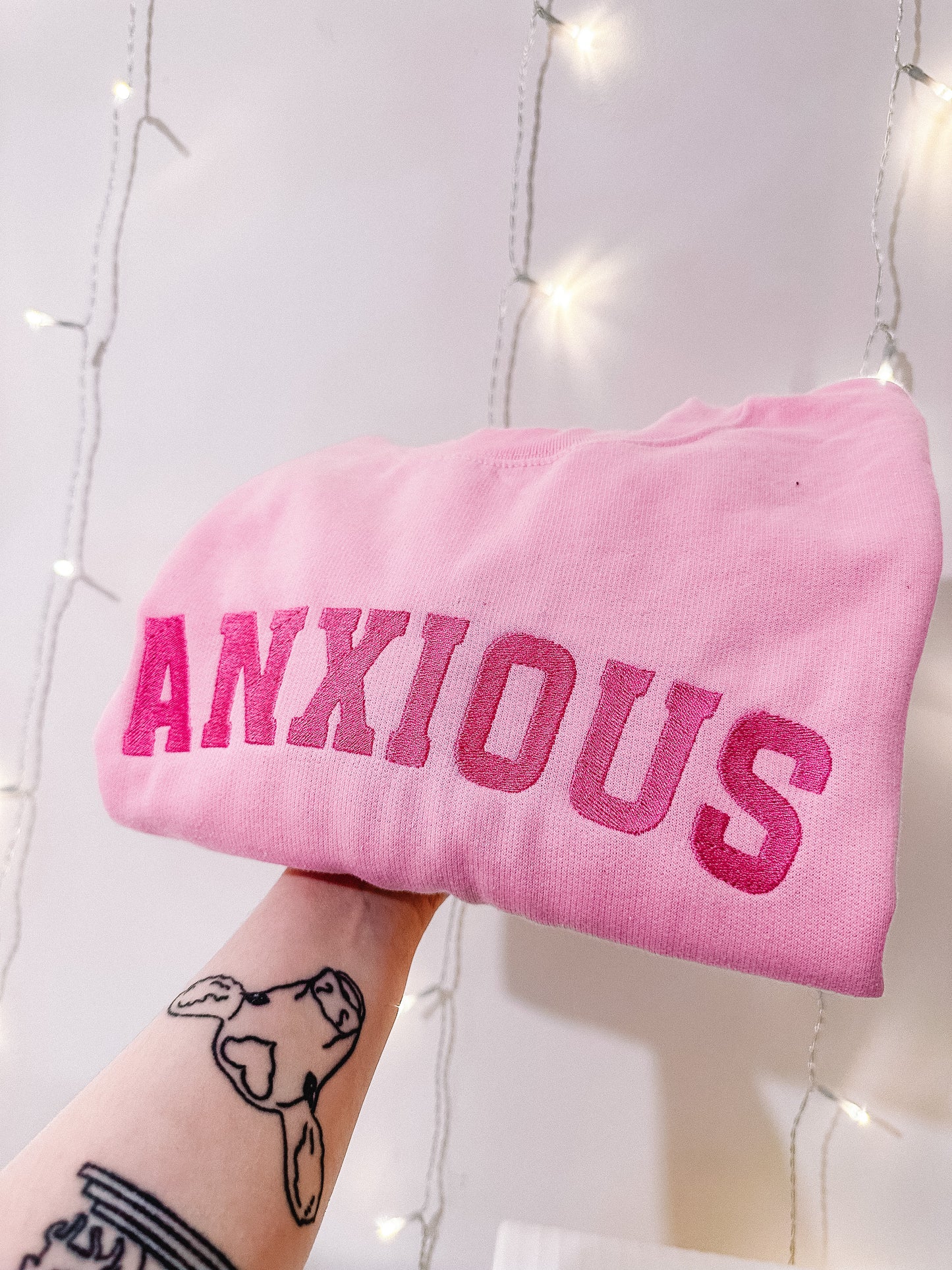 Anxious crewneck sweatshirt