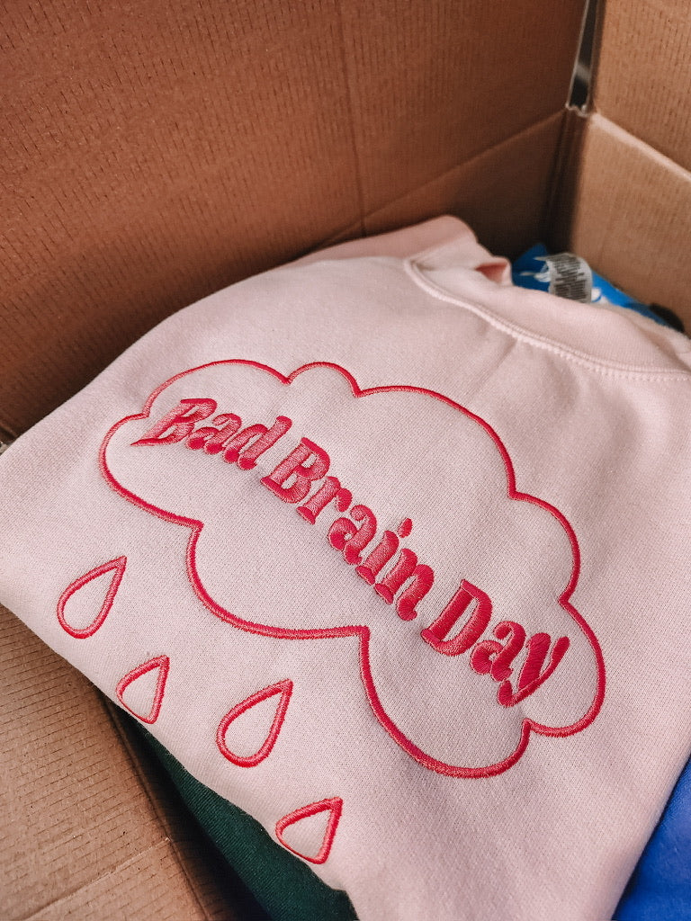 Bad Brain Day crewneck sweatshirt