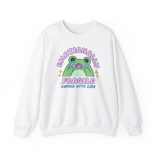 Emotionally Fragile Printed Sweatshirt