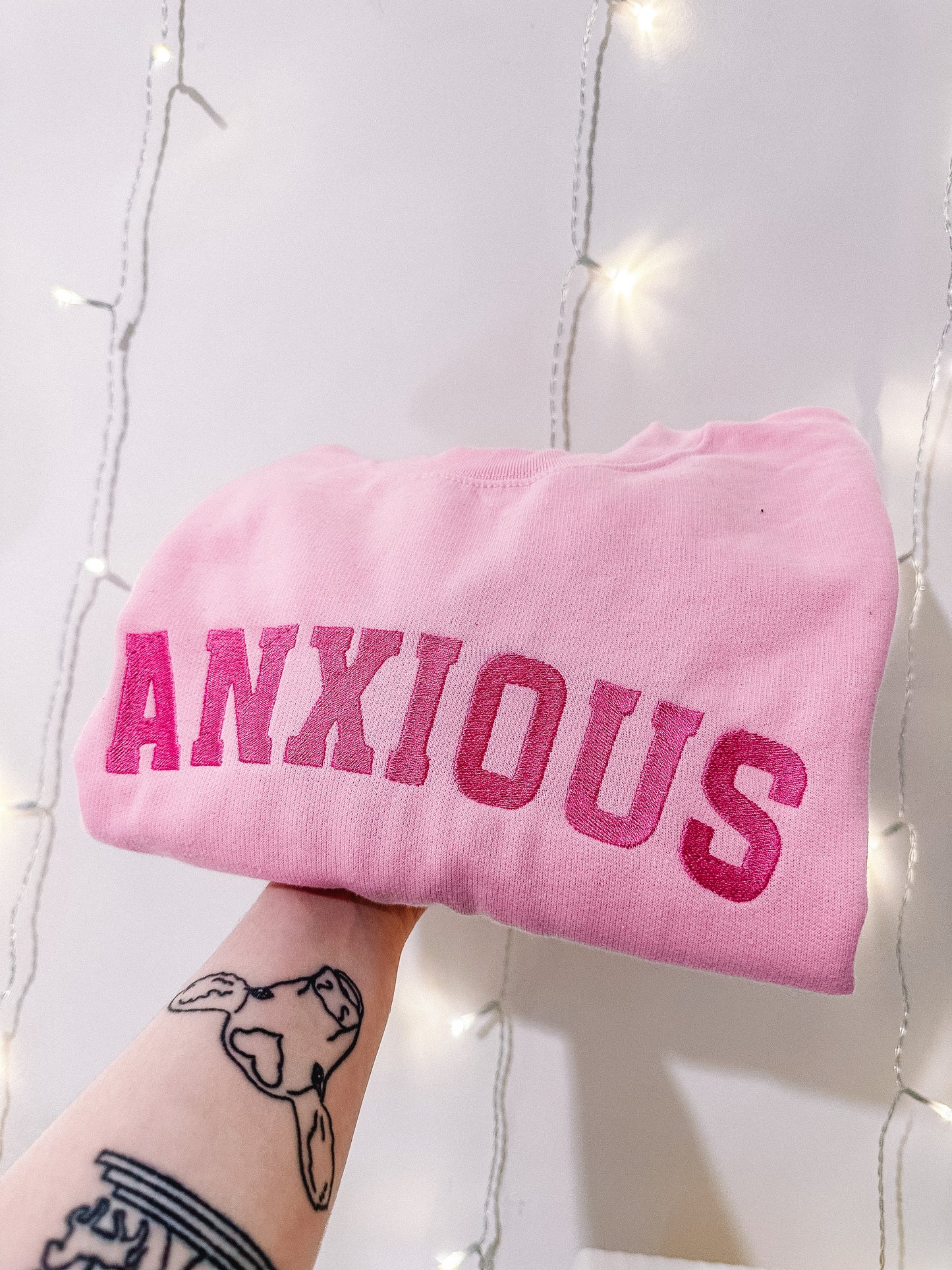 Anxious crewneck sweatshirt