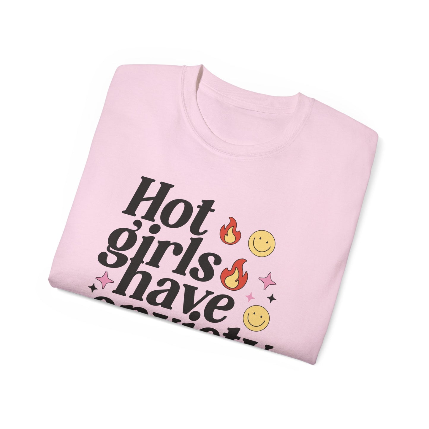 Hot Girls Have Anxiety printed tee