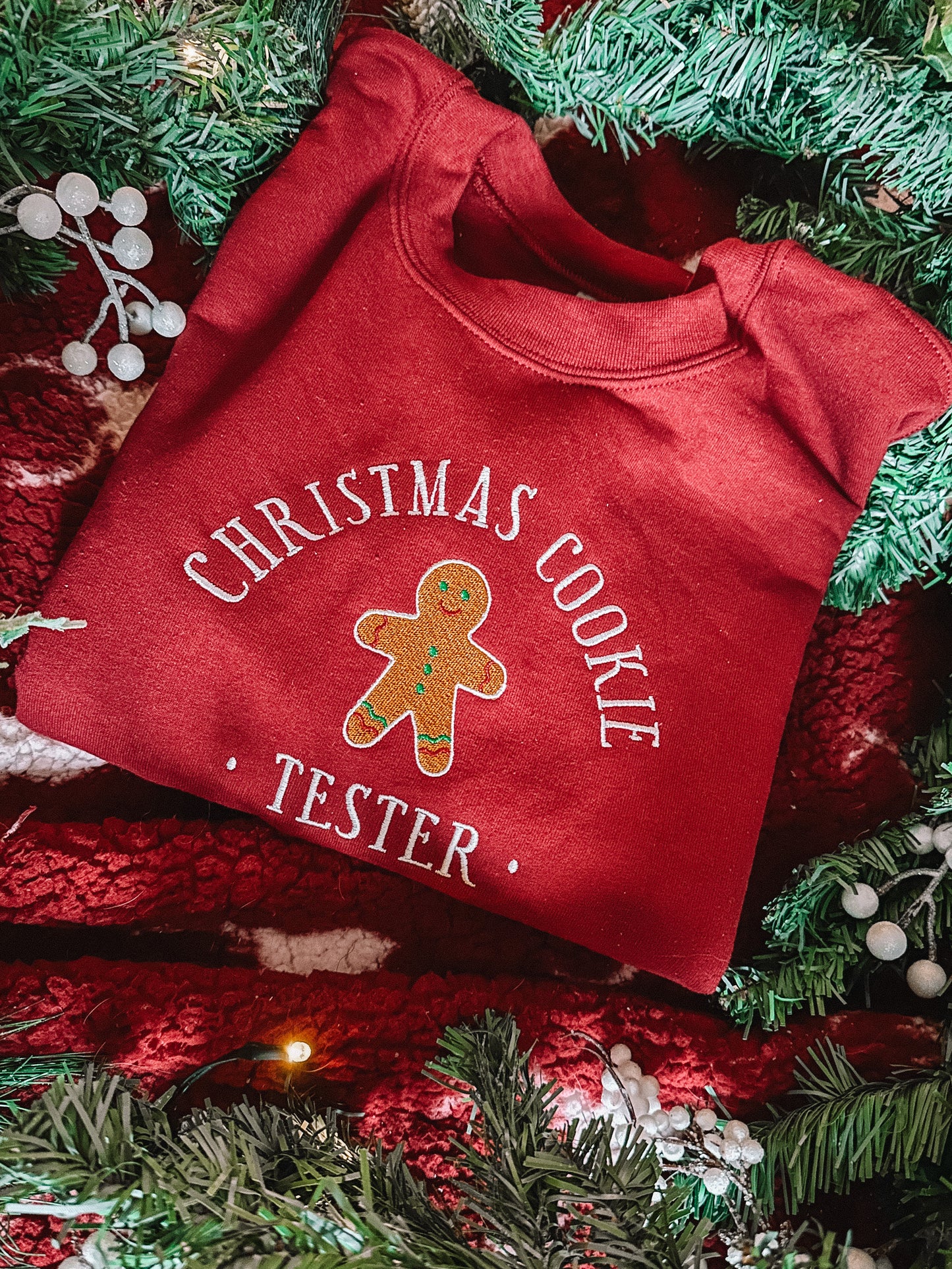 Christmas Cookie Baker/Tester crewneck sweatshirts