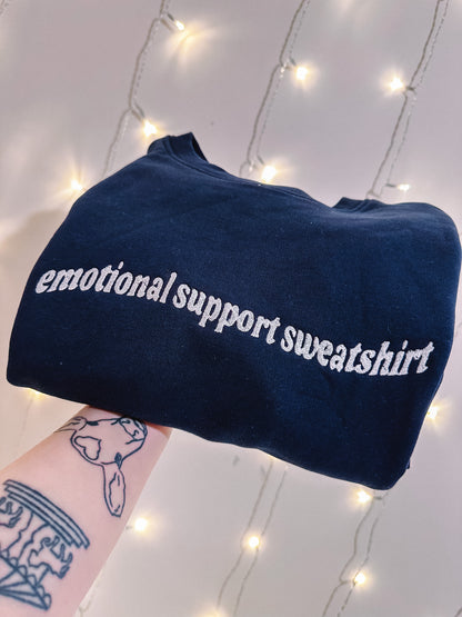Premium Emotional Support Sweatshirt Crewneck