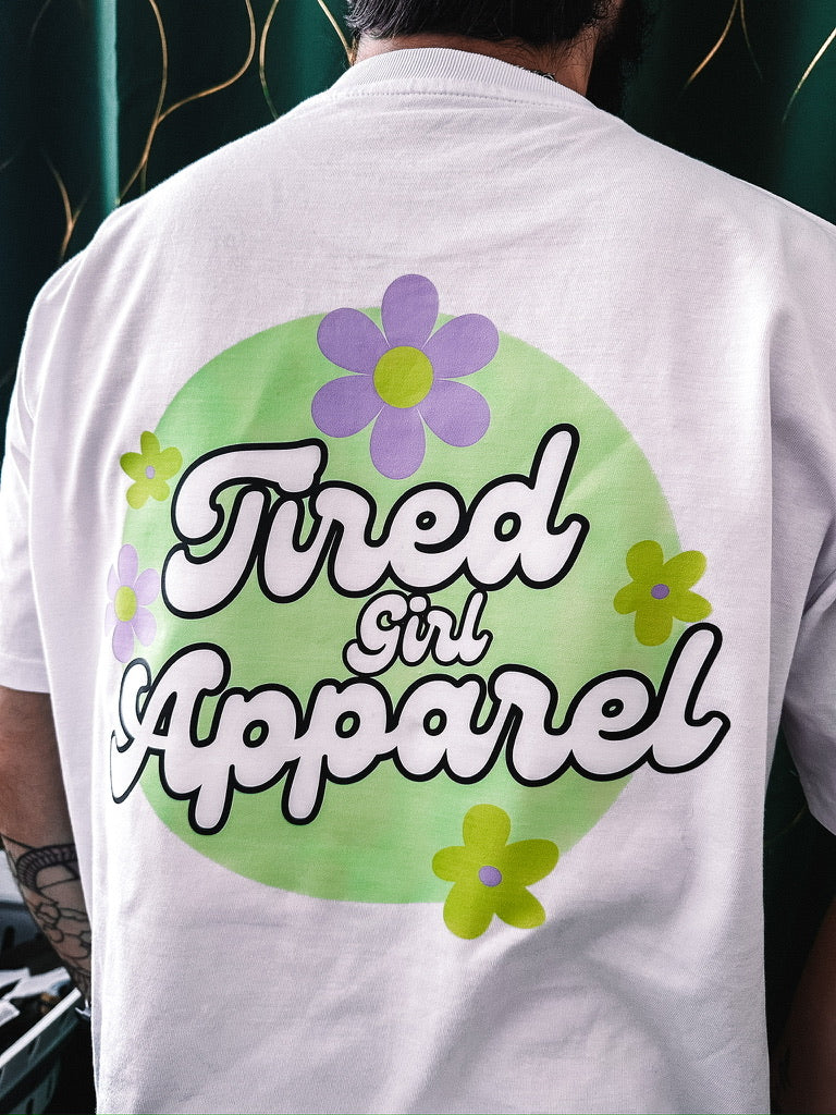 Tired Girl Apparel floral tee