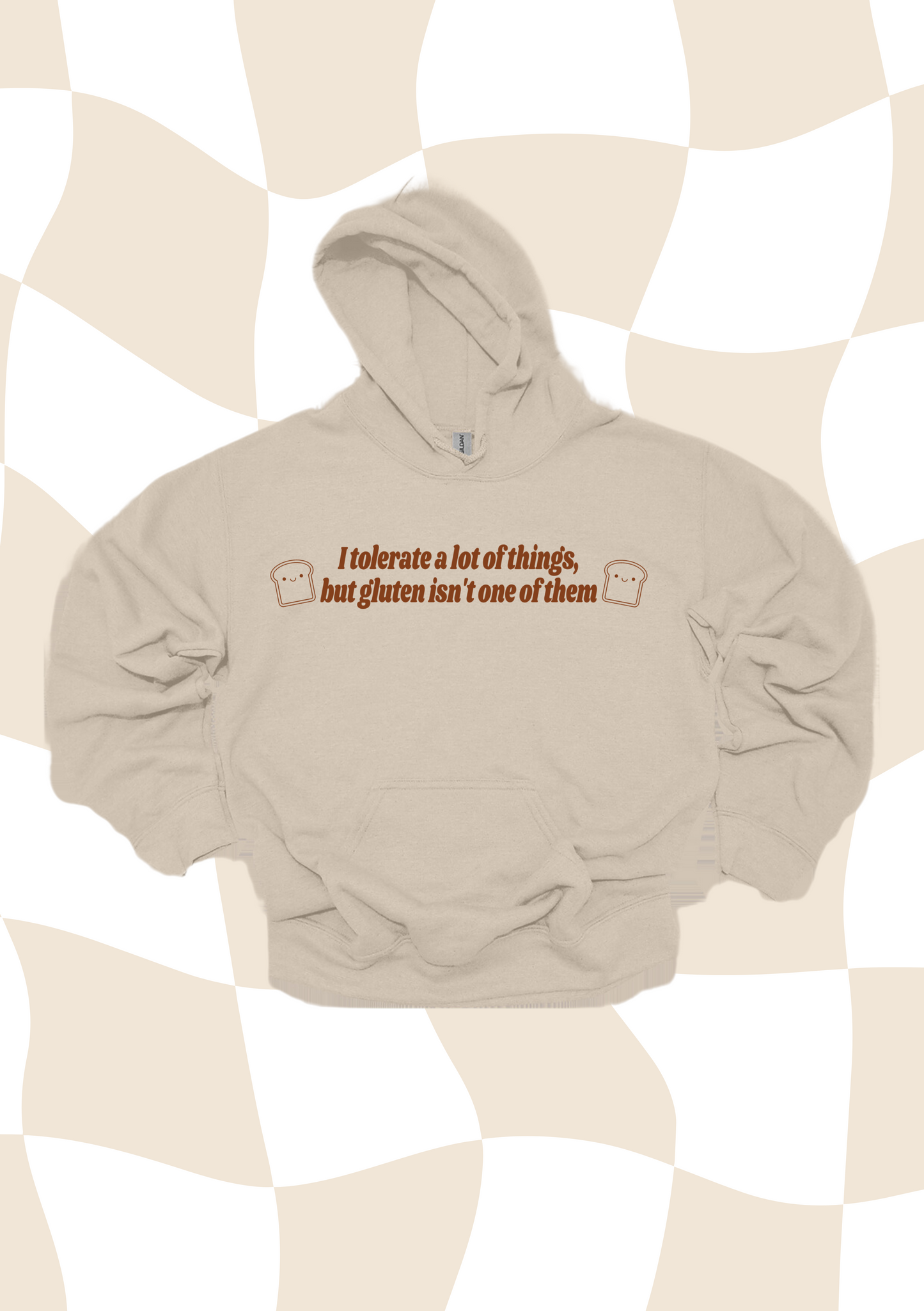 I Don't Tolerate Gluten hooded sweatshirt