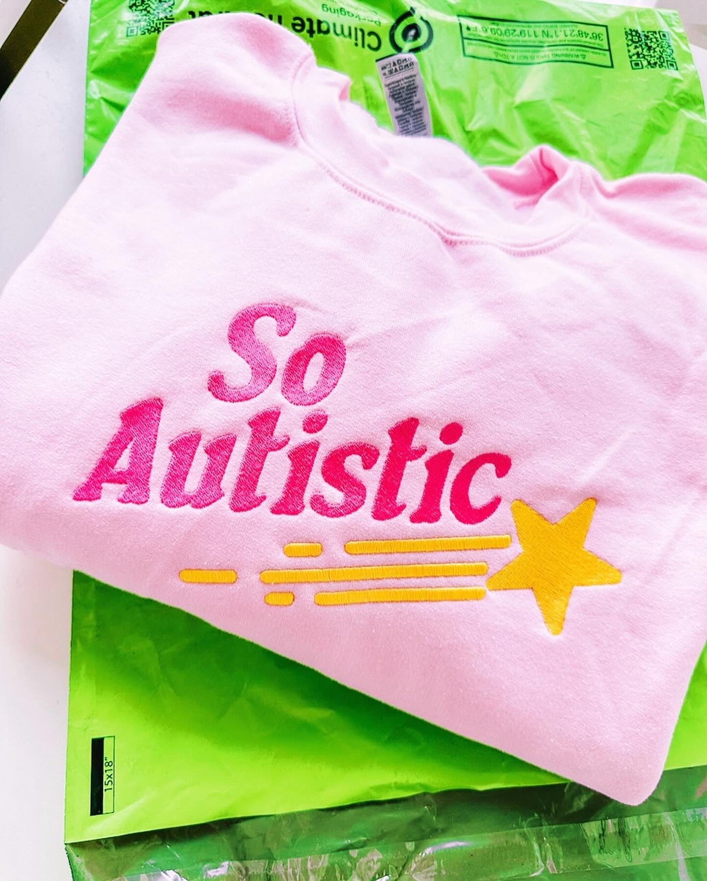 So Autistic crewneck sweatshirt