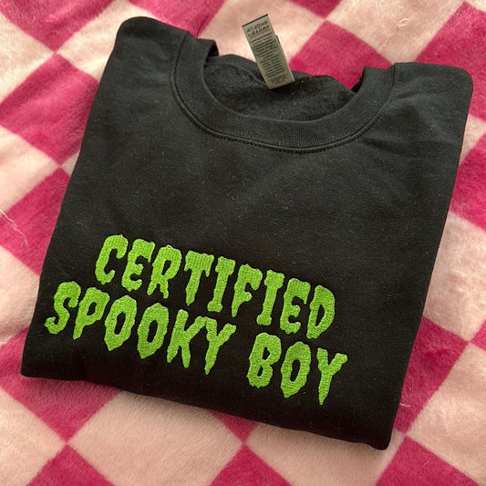 Seconds Sale - Perfect Unsold - Spooky Boy Sweatshirt