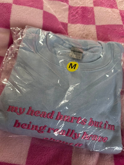 Seconds Sale - Perfect Unsold - Head Hurts Sweatshirt