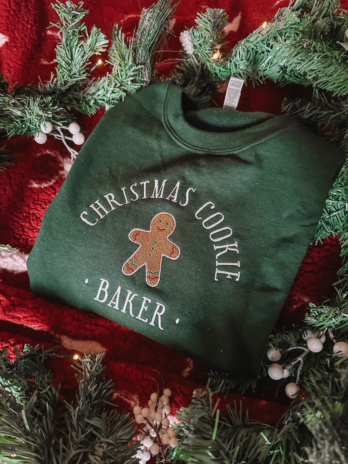 Christmas Cookie Baker/Tester crewneck sweatshirts