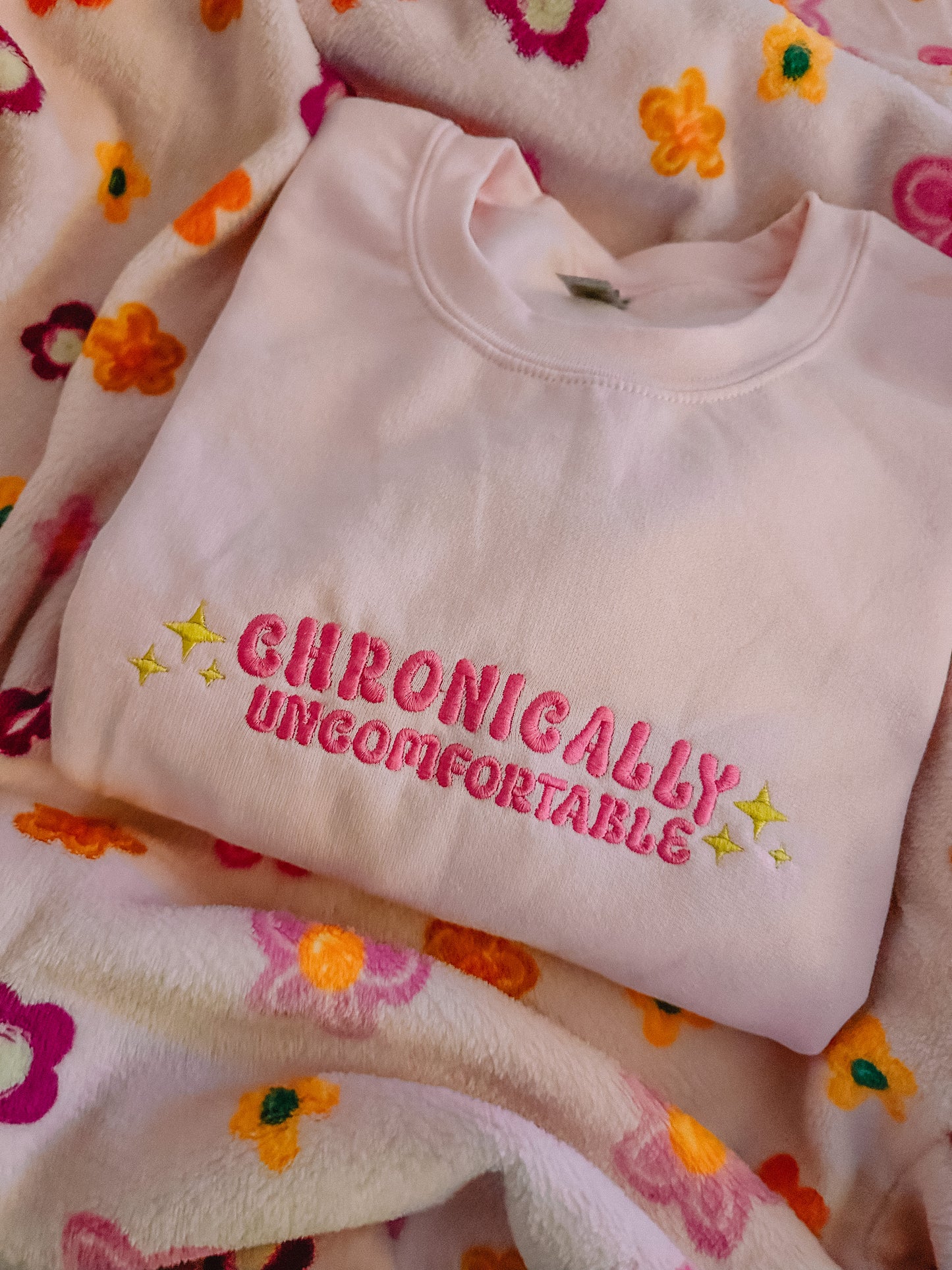 Chronically Uncomfortable crewneck sweatshirt