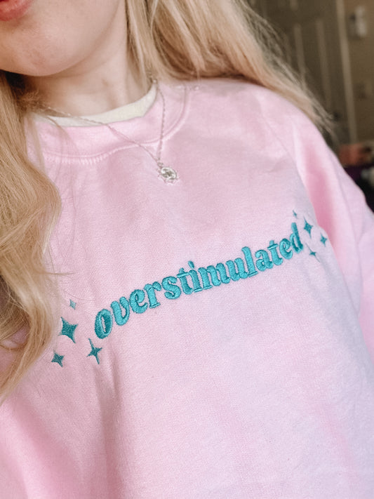 Overstimulated crewneck sweatshirt