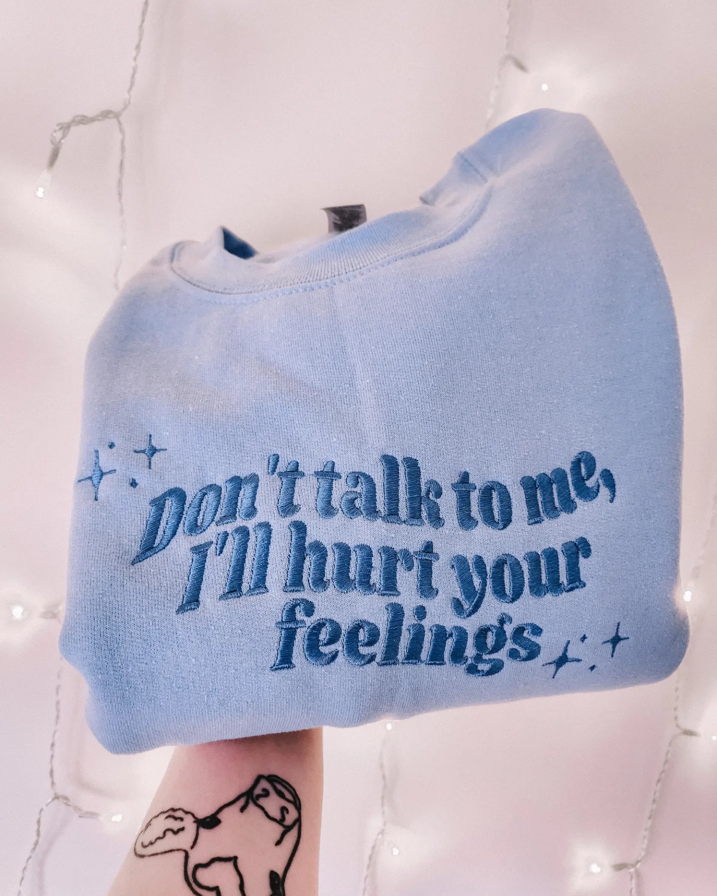 Premium Don't Talk To Me crewneck sweatshirt