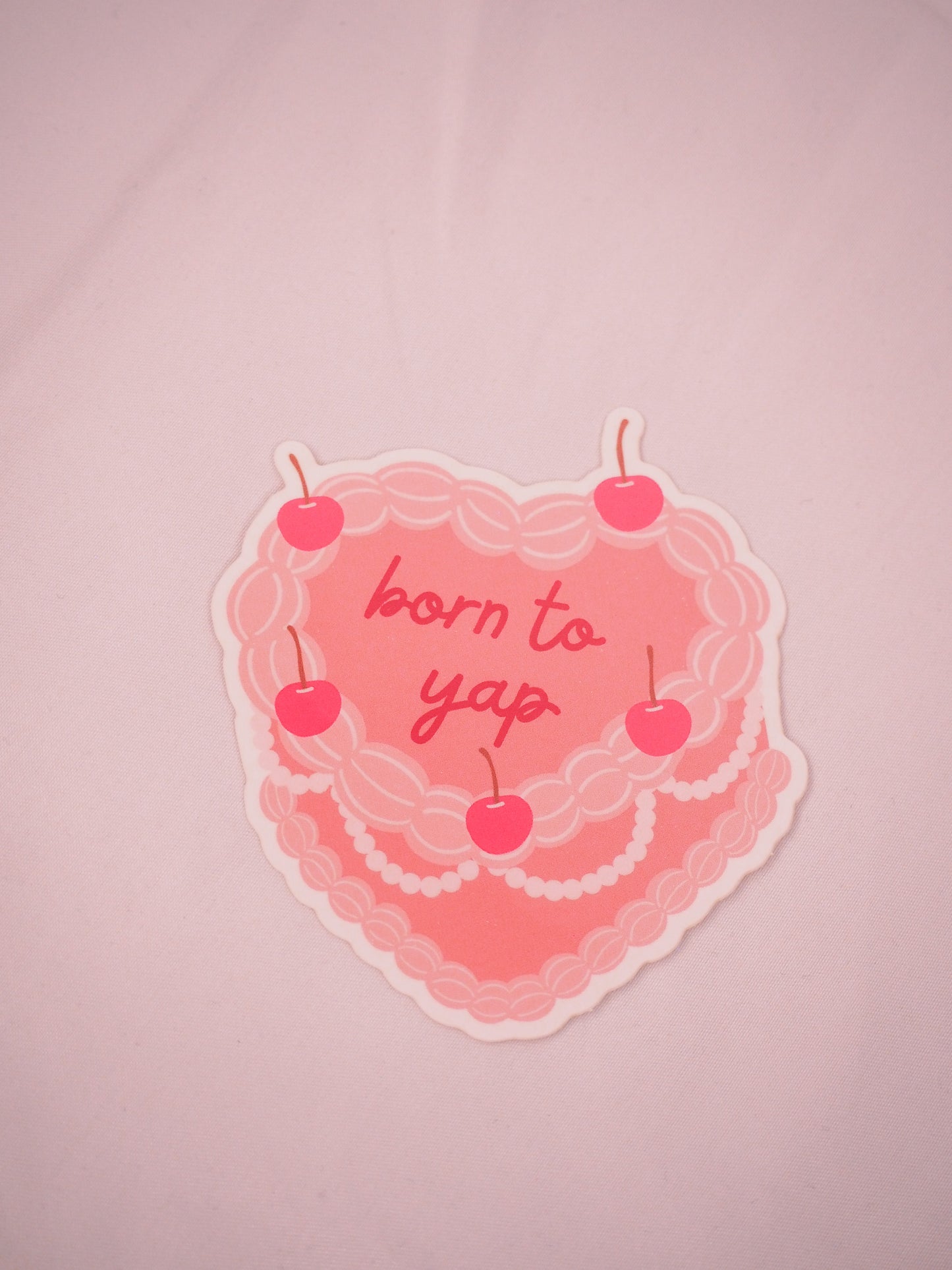 Born To Yap sticker