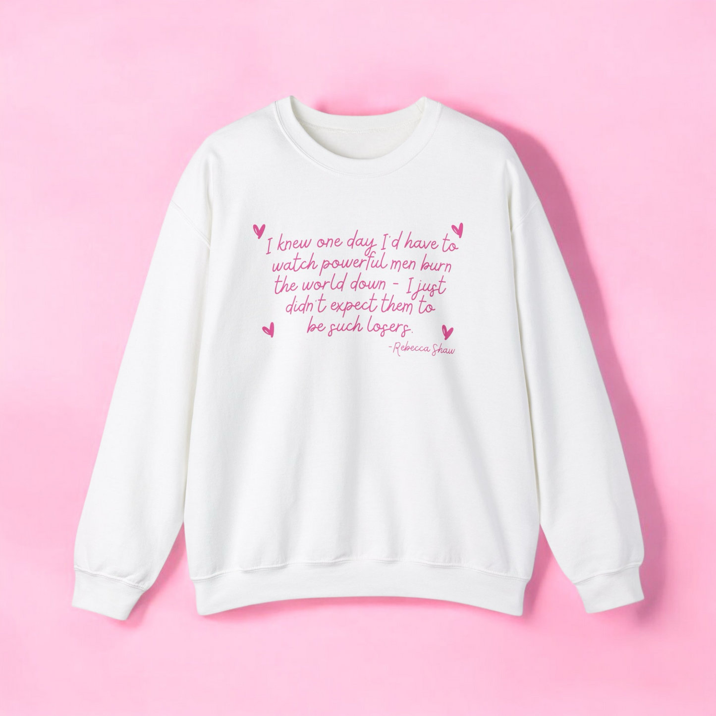 Powerful Men quote printed sweatshirt