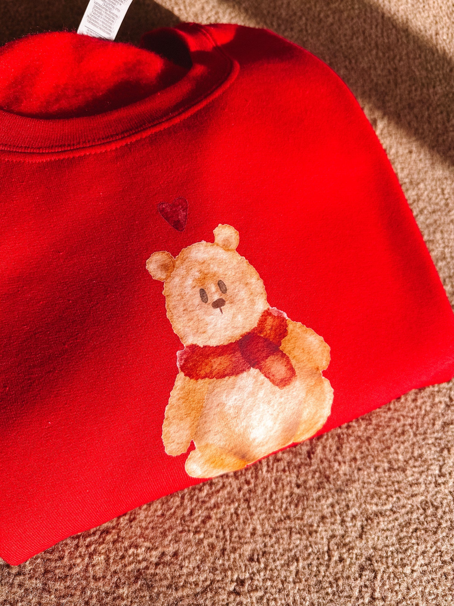 Barnaby Bear scarf printed sweatshirt