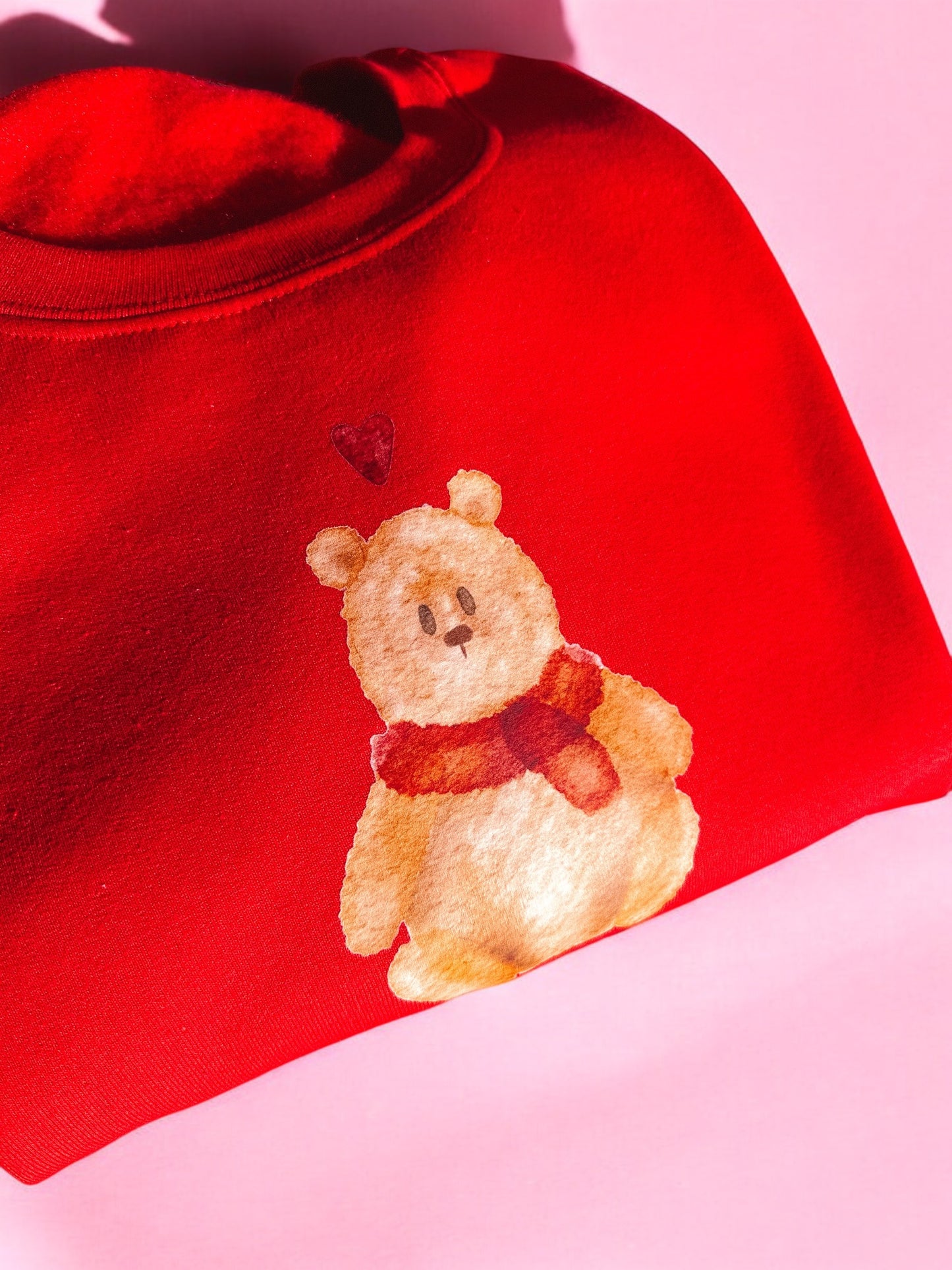 Barnaby Bear scarf printed sweatshirt