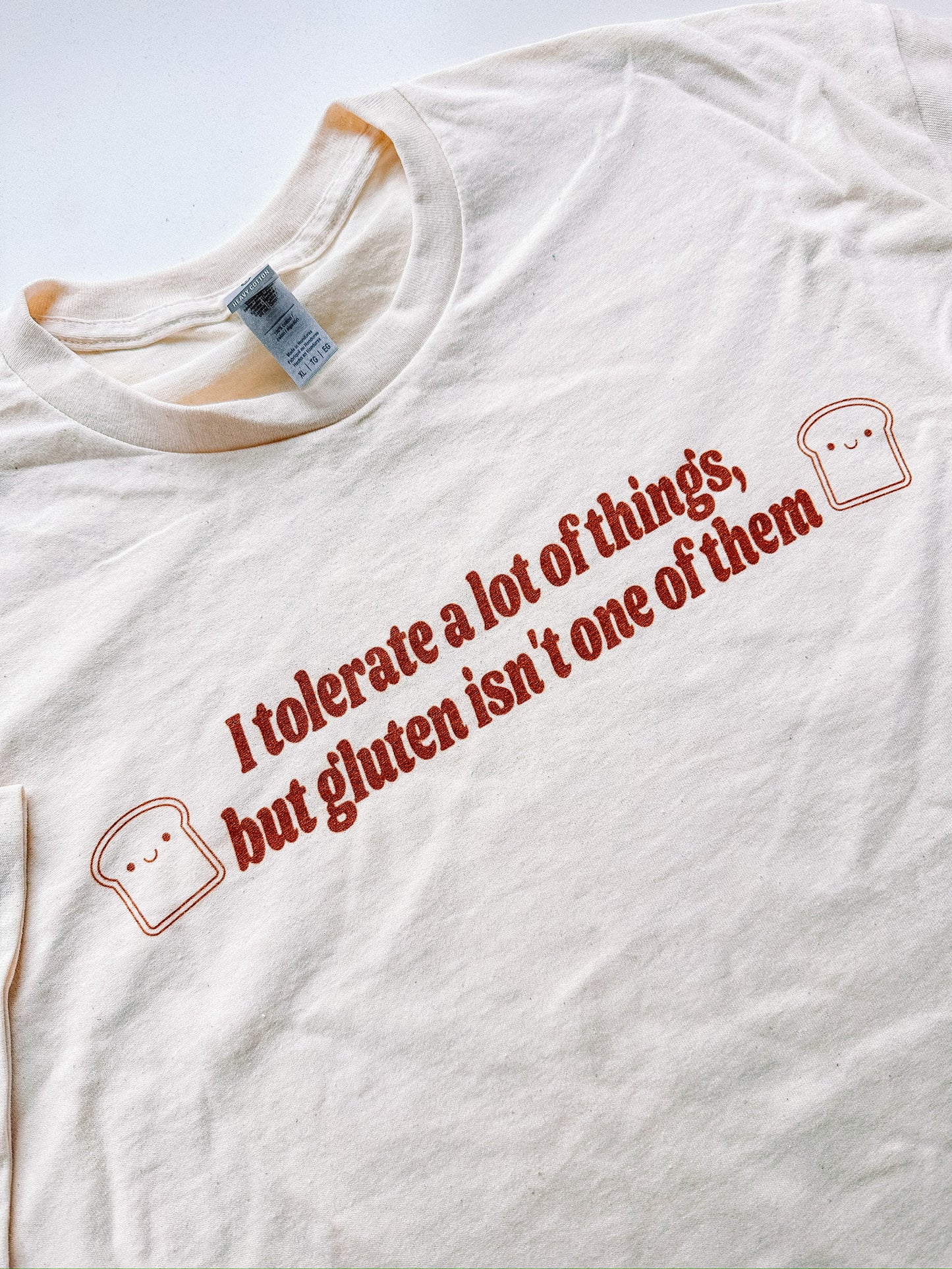 I Don't Tolerate Gluten t-shirt