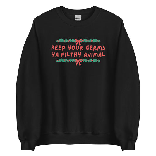 Keep Your Germs printed sweatshirt