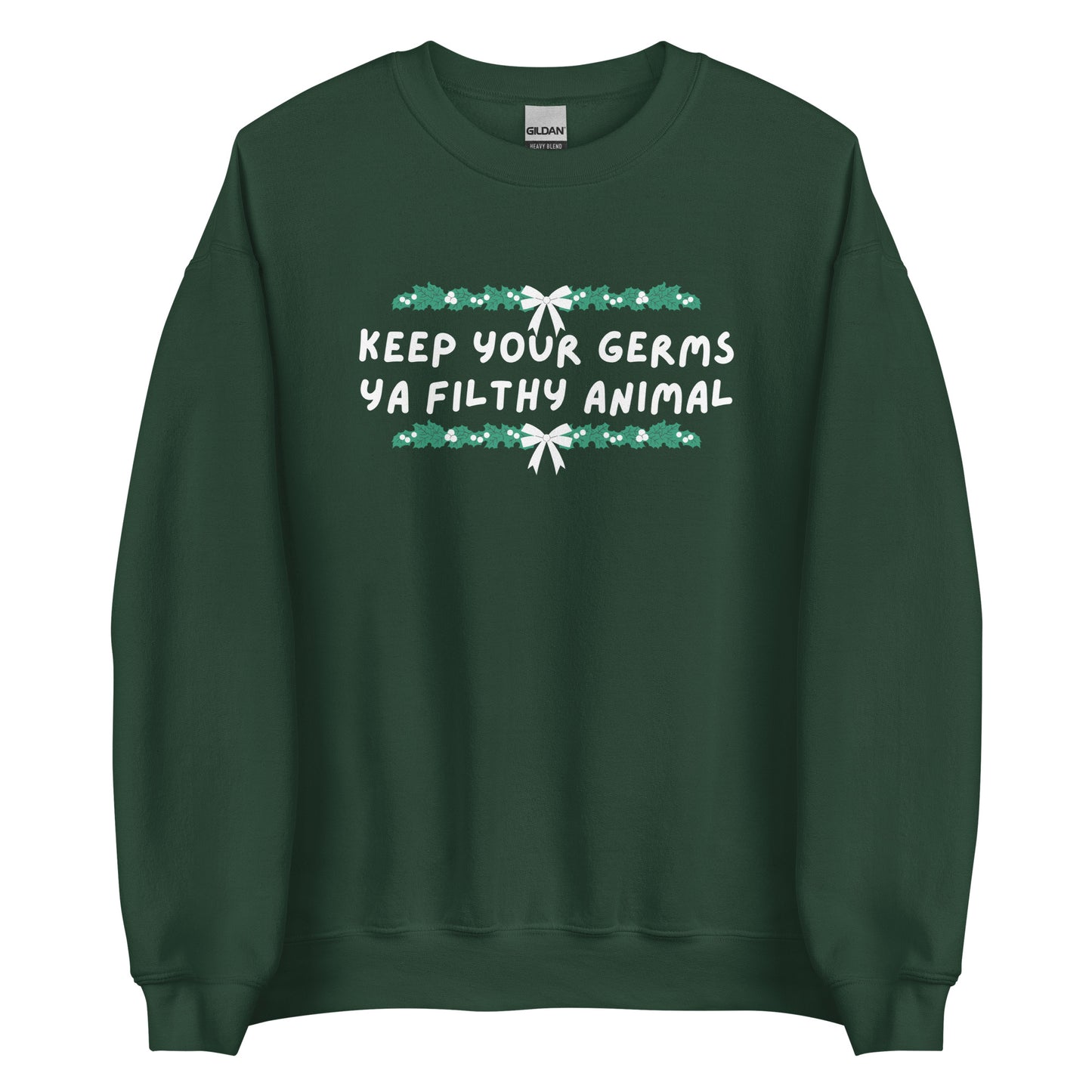 Keep Your Germs printed sweatshirt