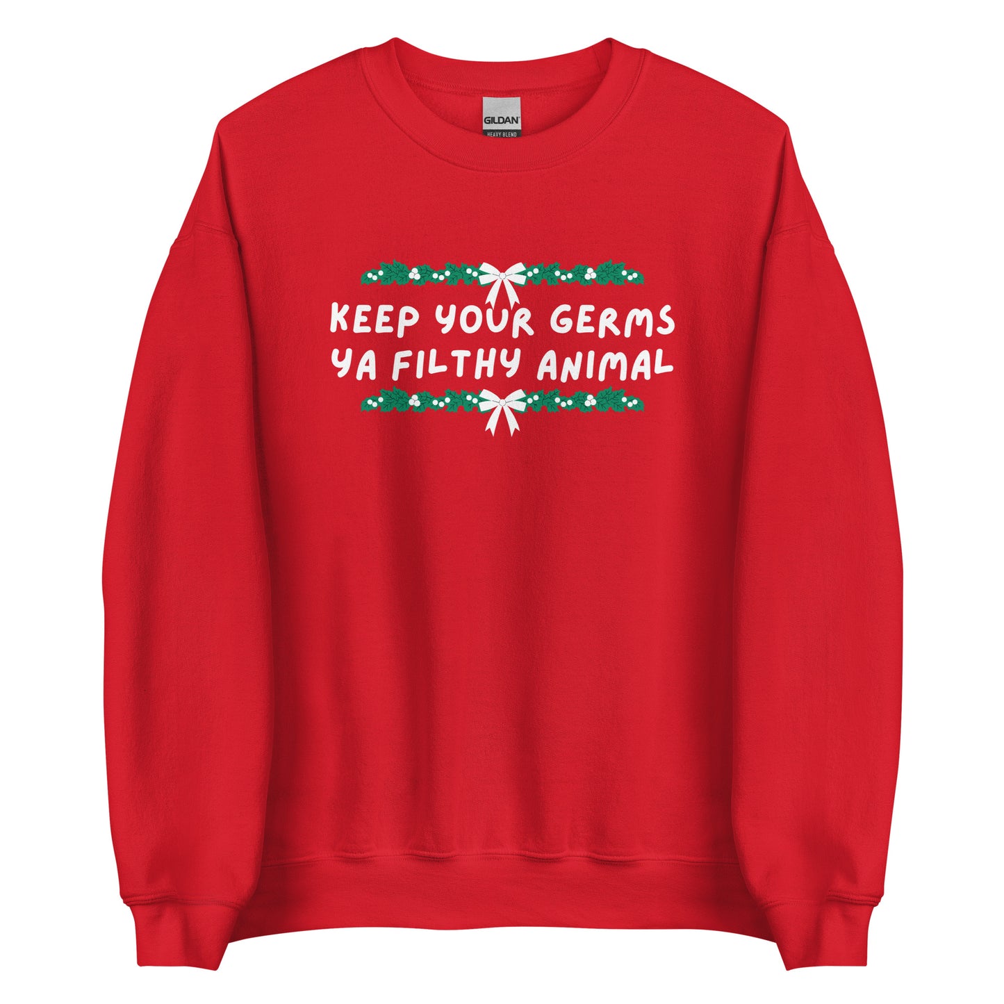 Keep Your Germs printed sweatshirt