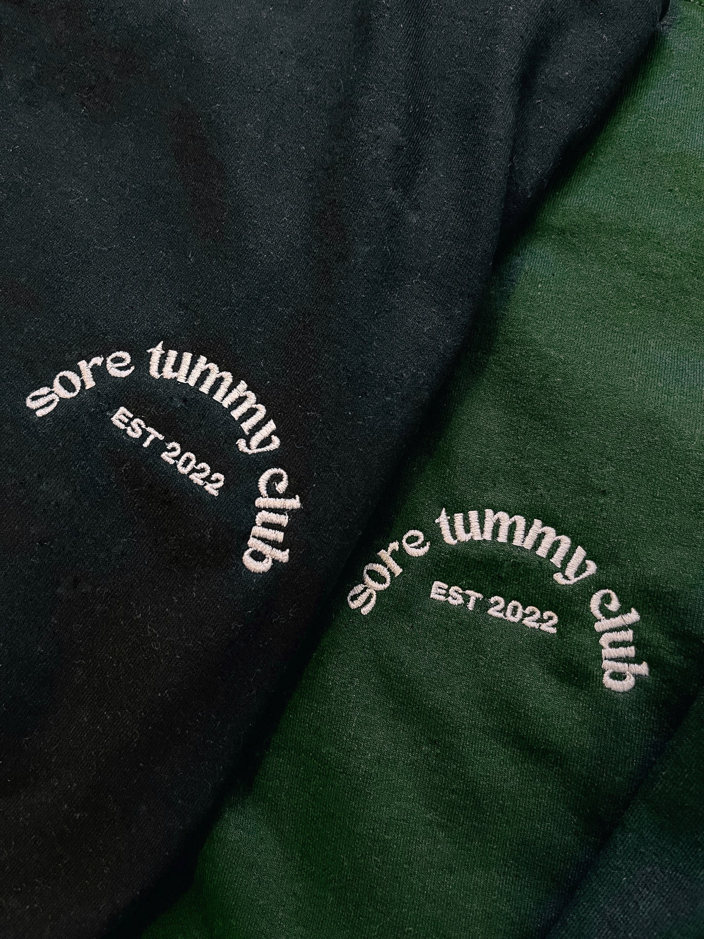 Sore Tummy Club crewneck sweatshirt