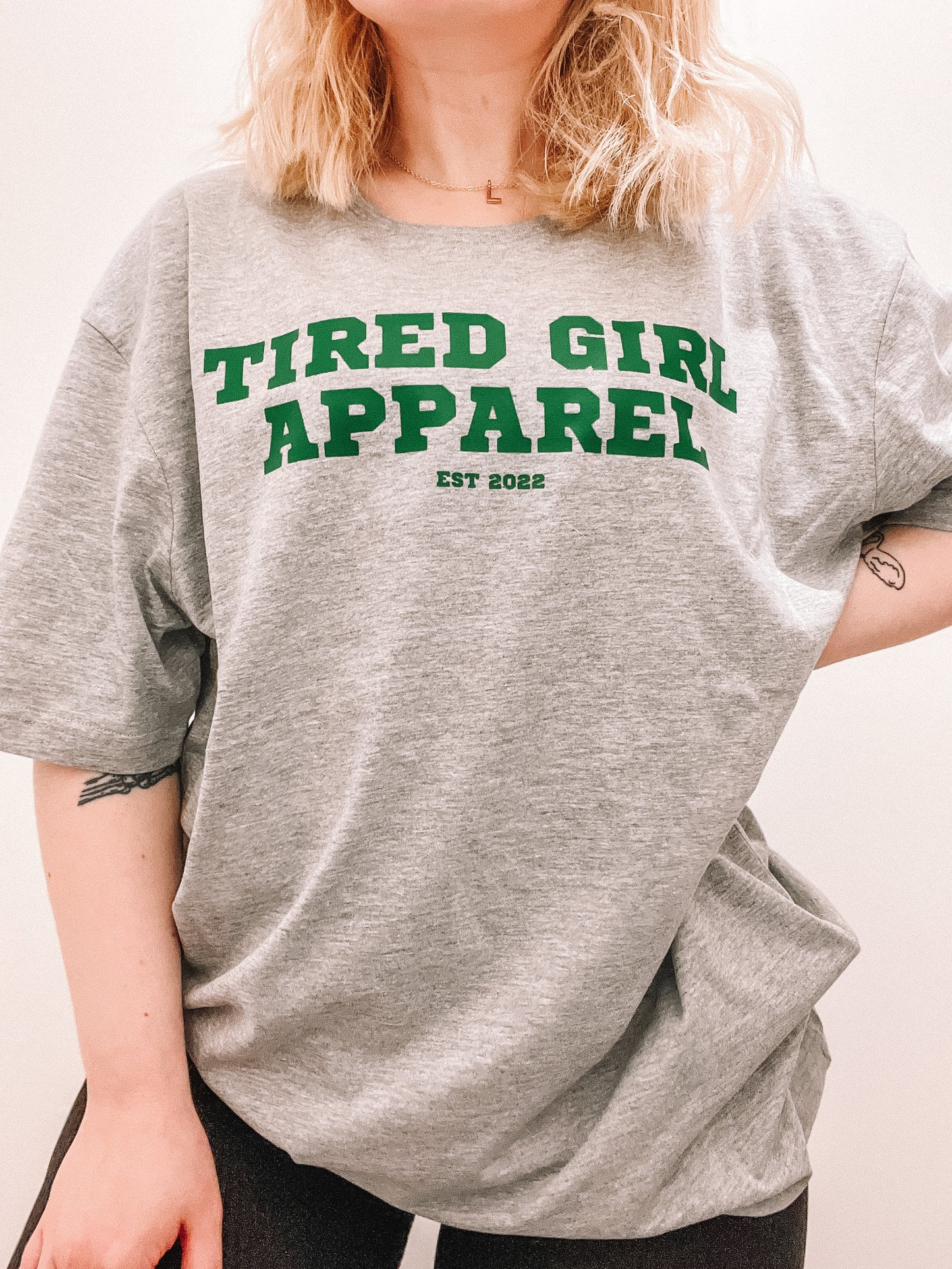 Tired Girl Apparel Printed T-shirt